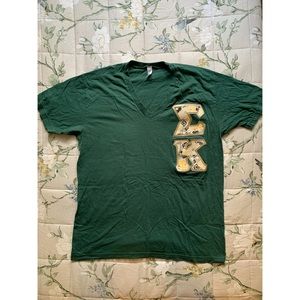 Sigma Kappa Green Letters Tee